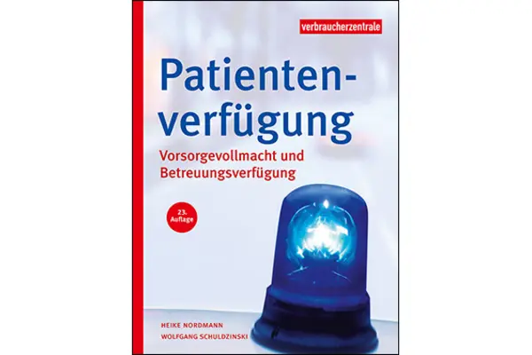 Titelbild des Ratgebers "Patientenverfügung"
