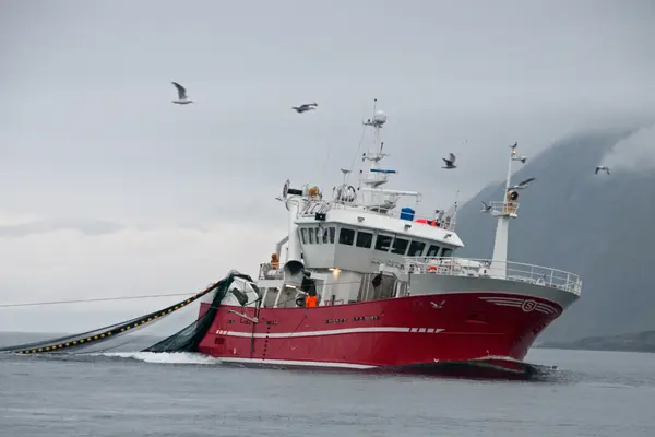 Fischkutter vor der norwegischen Küste