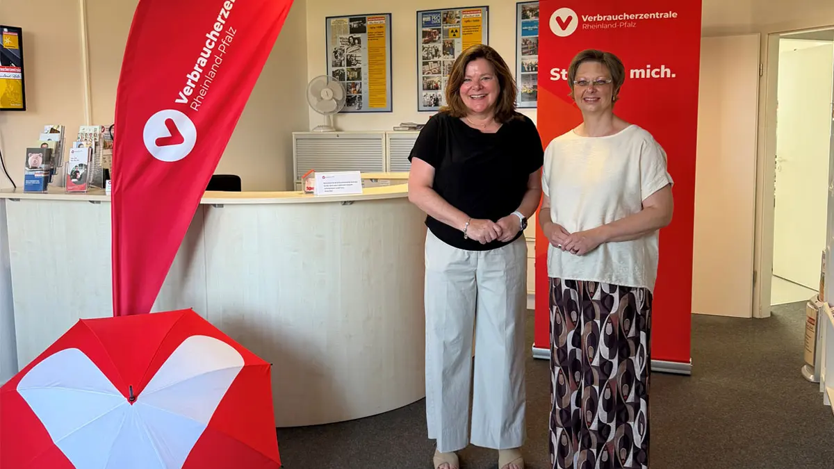 Foto: Vorständin Heike Troue (links) Dr. Claudia Eider (rechts)
