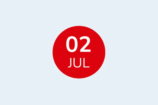 Datum 2. Juli