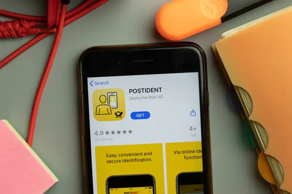 PostIDENT-Verfahren auf einem Smartphone