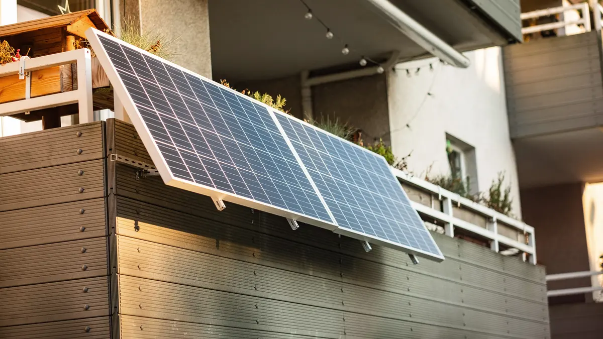 Steckersolar-Gerät