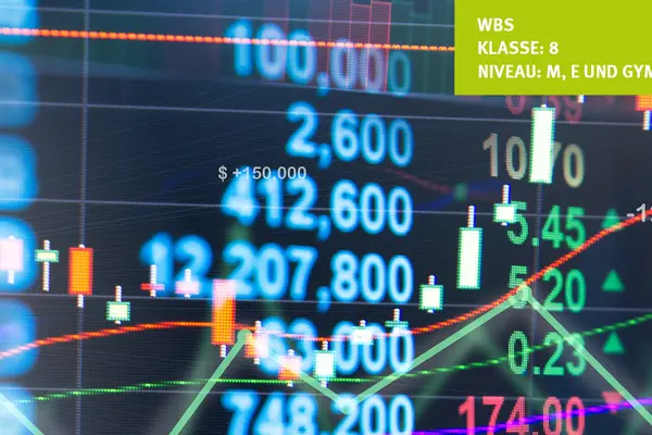 Anzeigetafel an einer Börse
