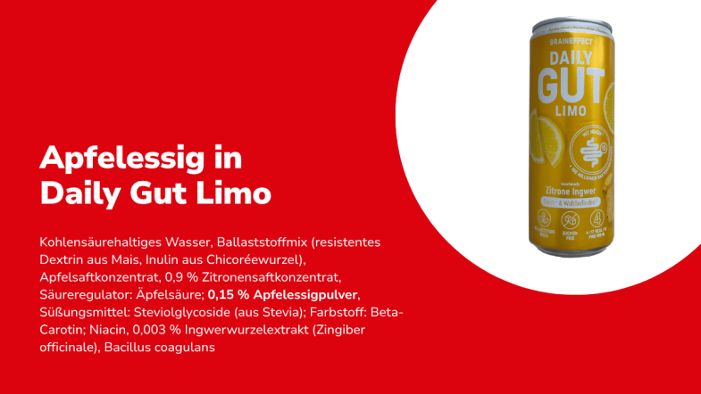 Apfelessig in Braineffect