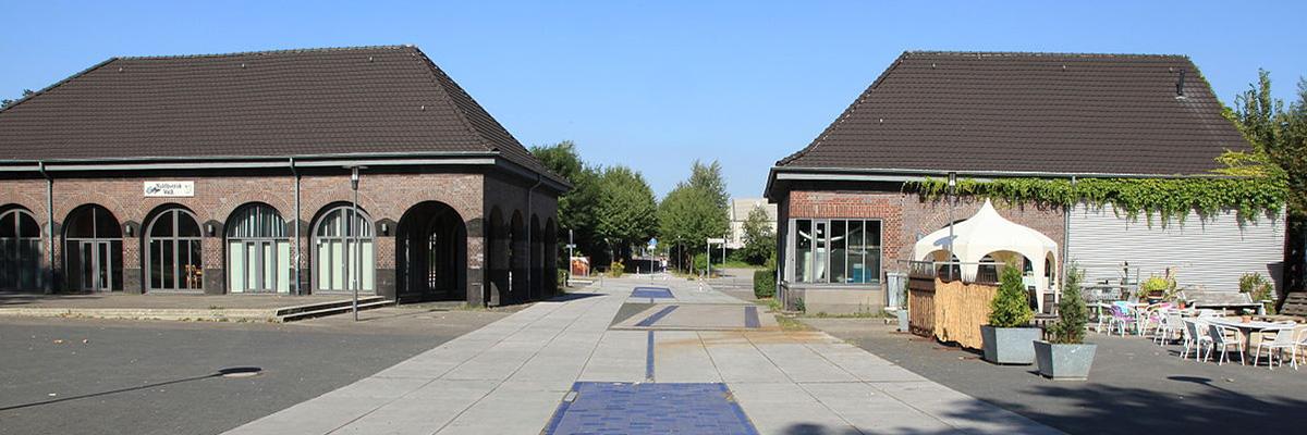 Torhäuser der Zeche Osterfeld, Vestische Straße in Oberhausen