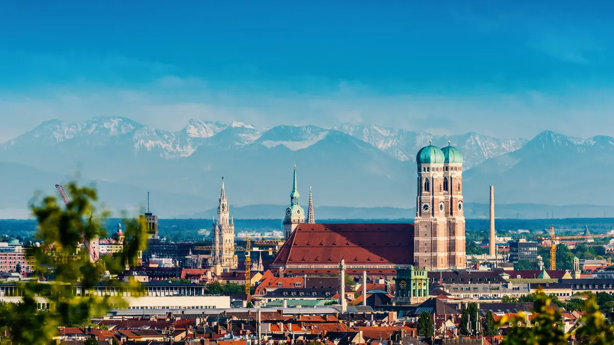 Panorama-Ansicht von München