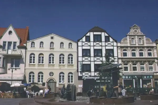Bild vom alten Markt der Stadt Kamen