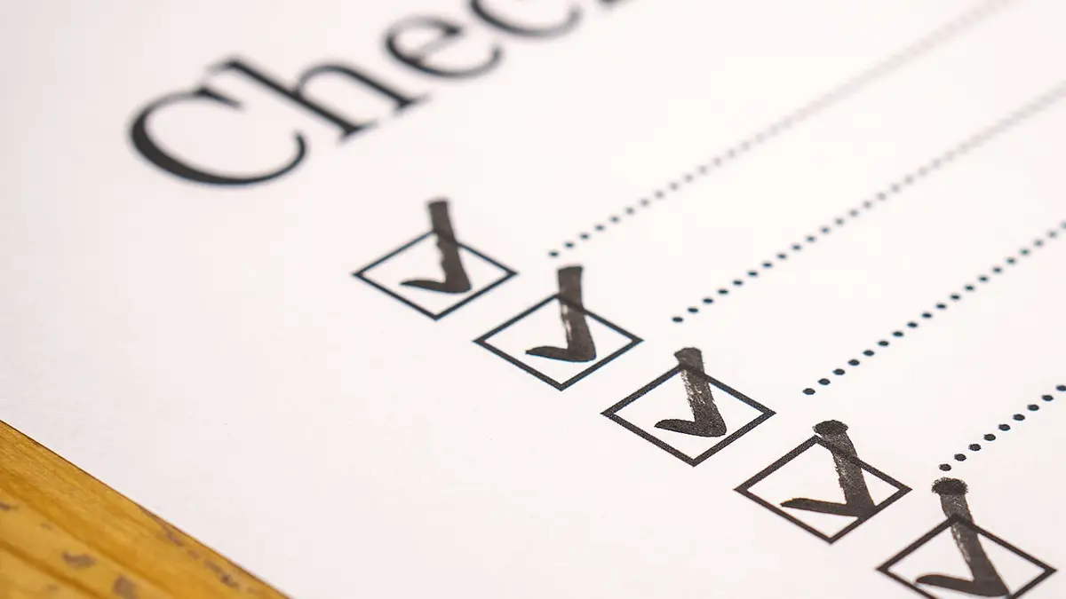 Checkliste