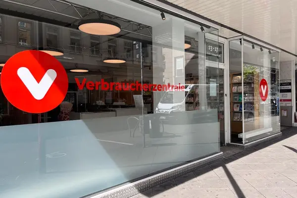 Schaufenster der Verbraucherzentrale Hessen