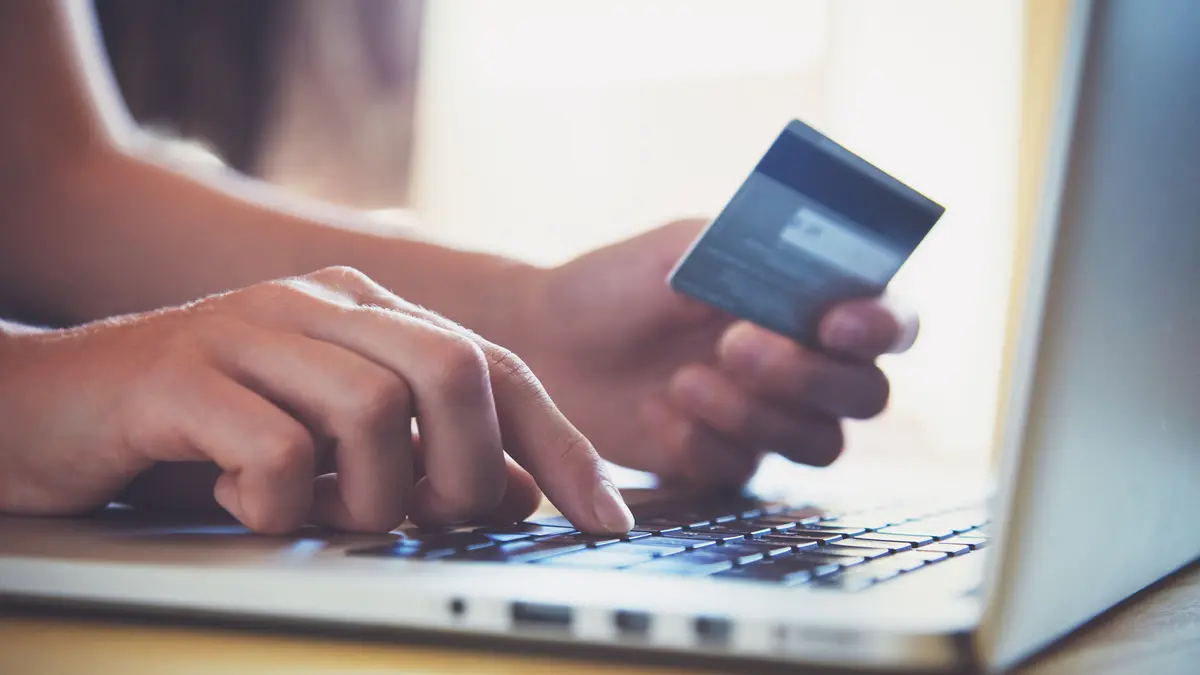 Online Shopping Kreditkarte