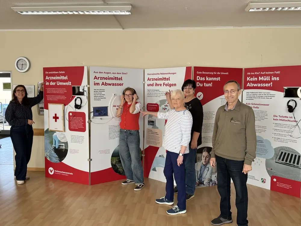 Arzneimittel im Abwasser, Ausstellung der Verbraucherzentrale NRW