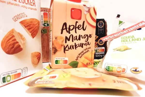 Nutri-Score verschiedener Produkte
