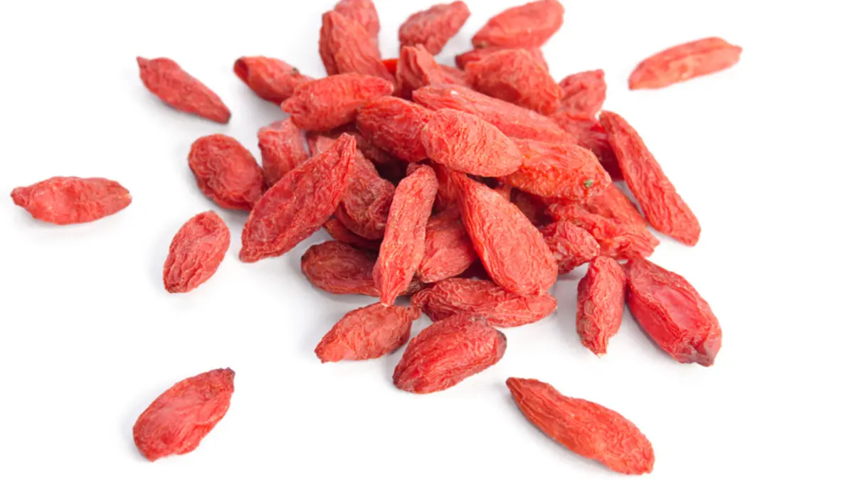 Goji-Beeren sind reich an Vitamin C und Calcium.