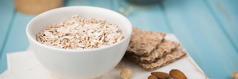 Eine Schale Haferflocken 