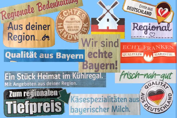 Unterschiedliche regionale Herkunftsbezeichnungen