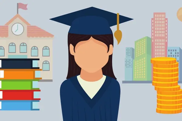 Studentin zwischen Nebenjob und Uni-Verpflichtungen