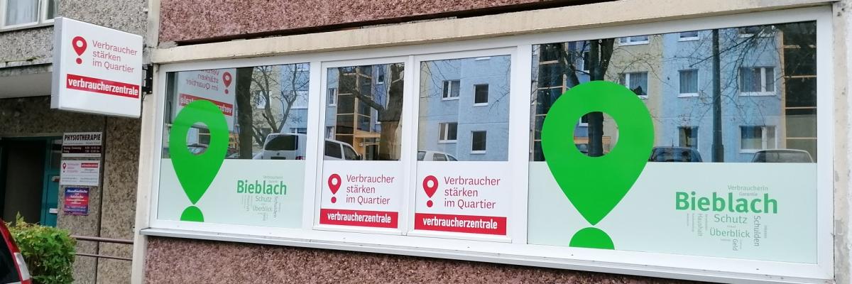 Quartiersbüro der Verbraucherzentrale Thüringen in Gera Bieblach.