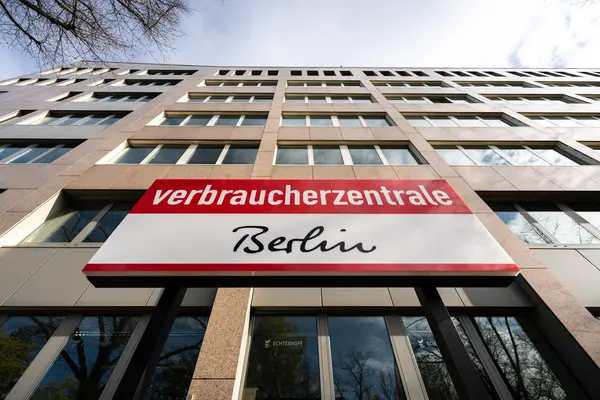 Leuchtschild der Verbraucherzentrale Berlin