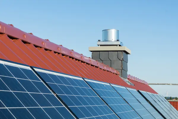 Solaranlage auf einem Dach