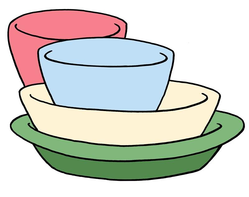 Schüsseln in verschiedenen Farben