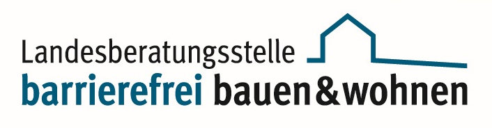 logo landesberatungsstelle barrierefei bauen + wohnen