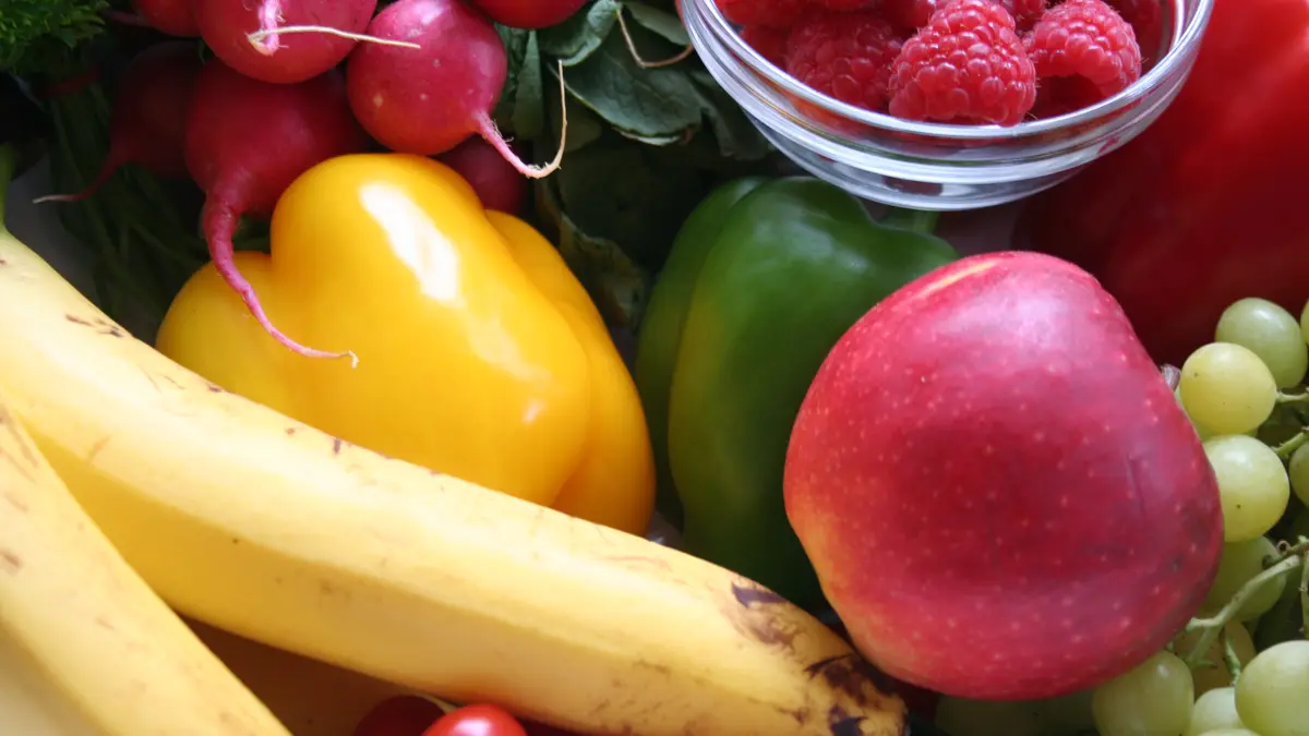 frisches Obst und Gemüse