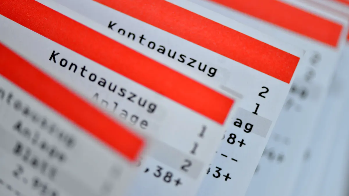 Mehrere Kontoauszüge
