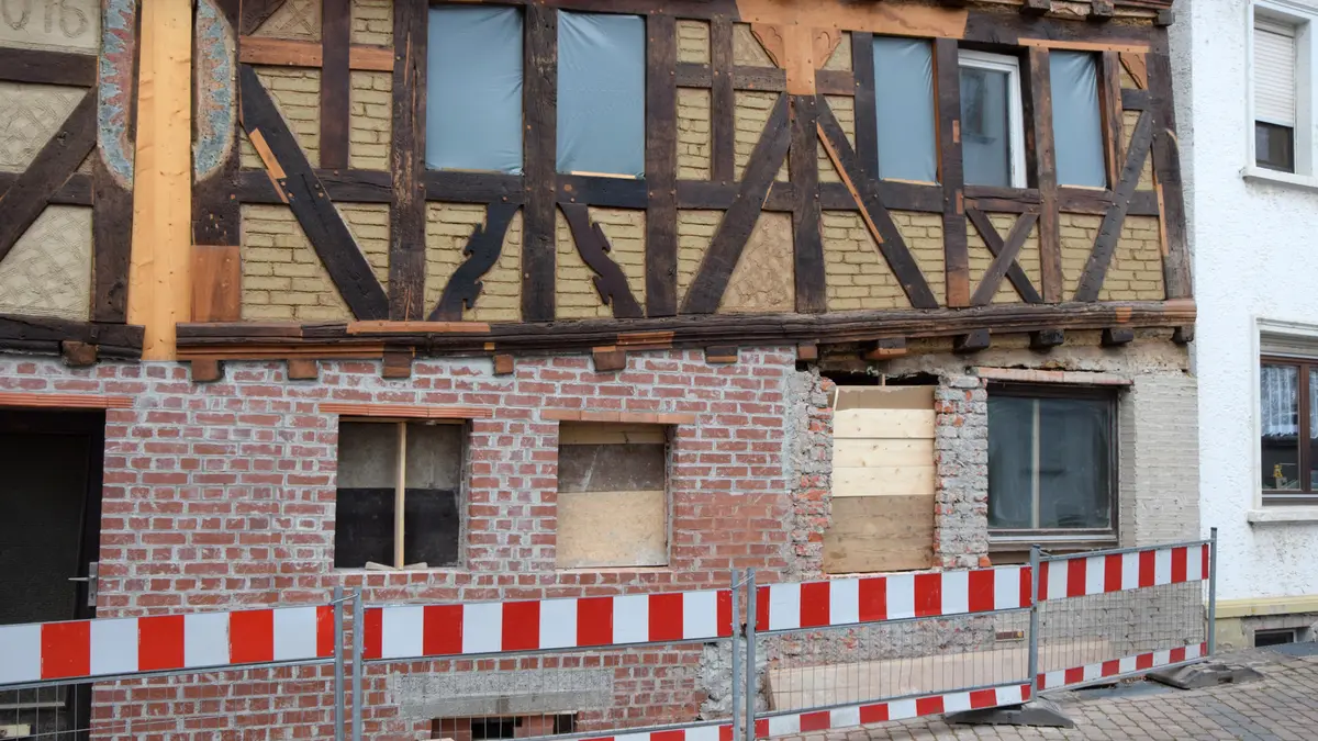 Fachwerkhaus Bauarbeiten