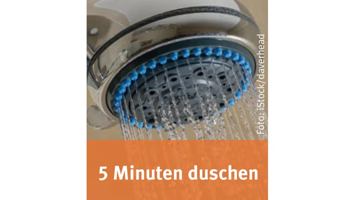 Ein Duschkopf