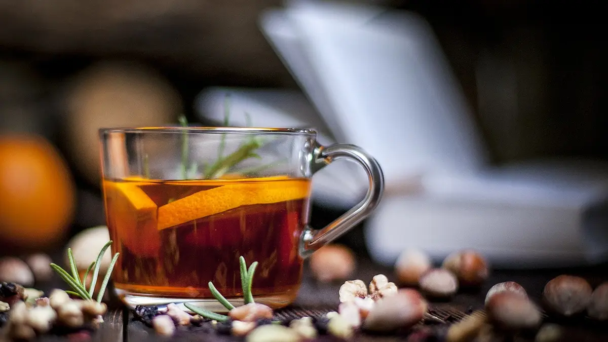 Teetasse aus Glas