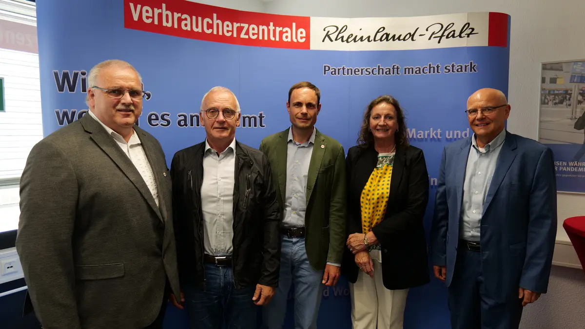 Der fünfköpfige Verwaltungsrat der Verbraucherzentrale Rheinland-Pfalz