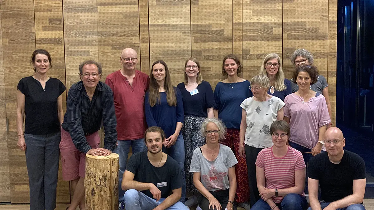 Die Gruppe beim Workshop in Brühl
