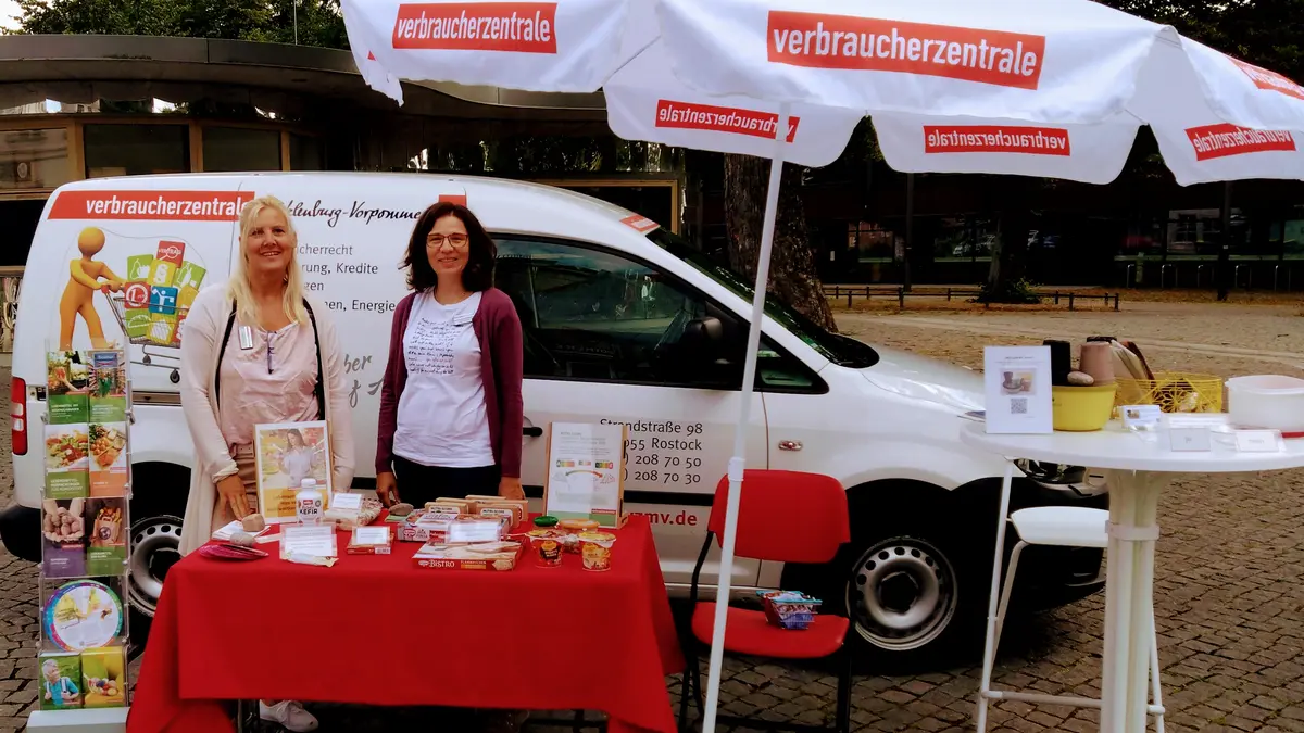 Infostand im Frühjahr