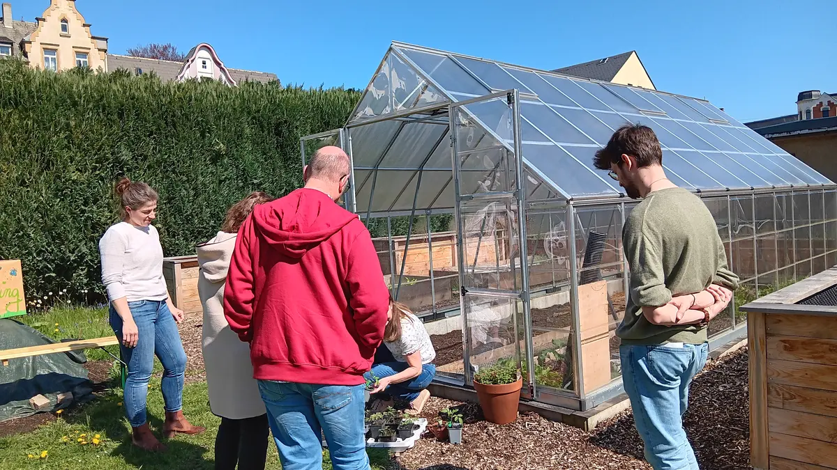 Kreislaufwirtschaft im Mitmachgarten Lengenfeld