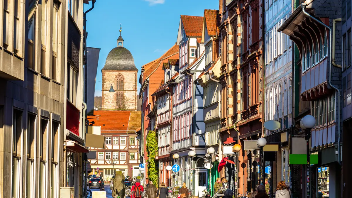 Einkaufsstraße in Göttingen