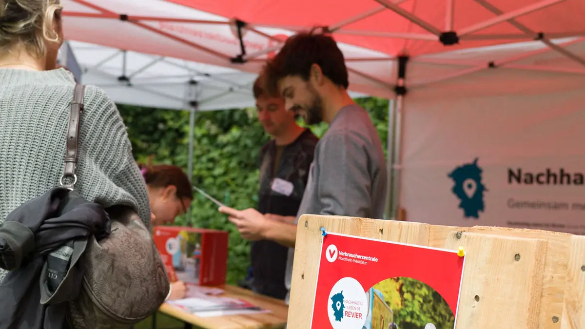 Aktionsstand Nachhaltig leben im Revier