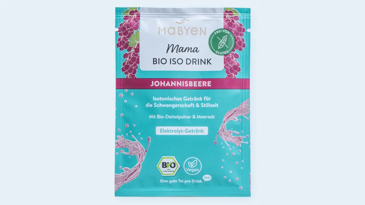 Abbildung Mabyen Mama Bio Iso Drink Johannisbeere