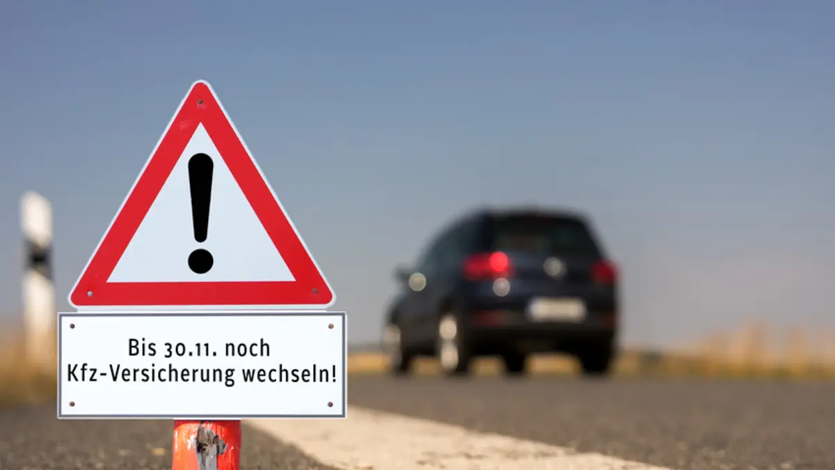 Autoversicherung - Bis zum 30. November wechseln