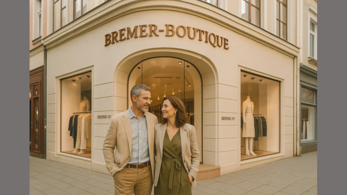 Screenshot KI generierter Fakeshop Bremer Boutique Version 2