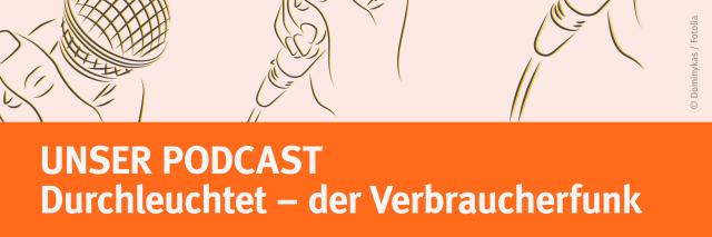 Bild mit Mikrofon und Podcasttitel
