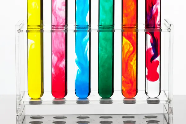 Bunte Reagenzgläser