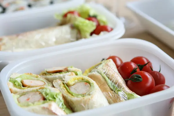 Sandwhich in einer Lunchbox