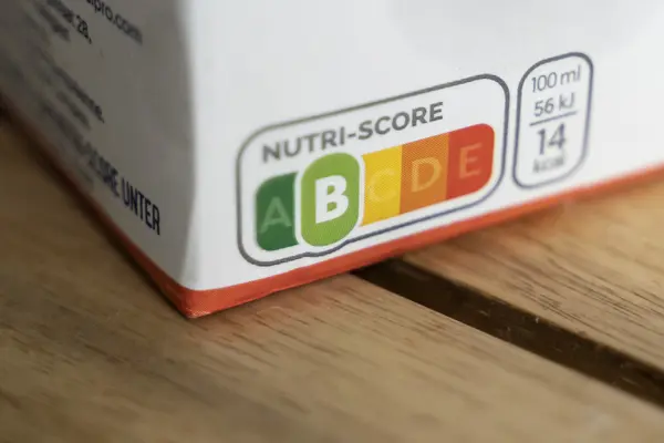 Nutri-Score auf einer Getränkepackung