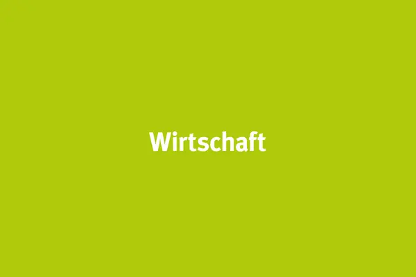 Grüne Kachel mit Schrift