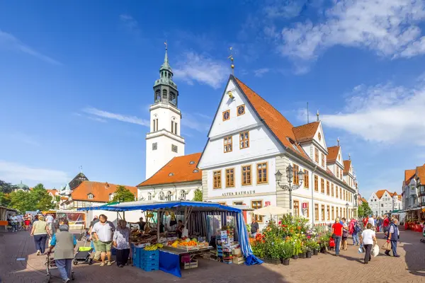 Marktplatz Celle mit altem Rathaus
