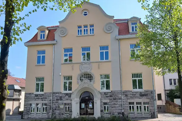Frontalansicht des Alten Amtshauses in Hemer