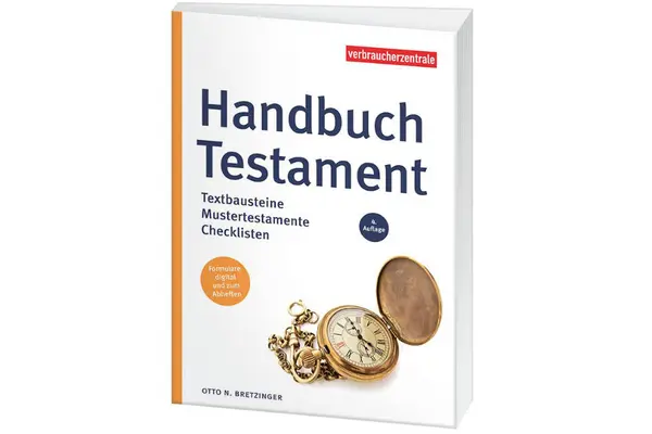 Titelbild des Ratgebers "Handbuch Testament"