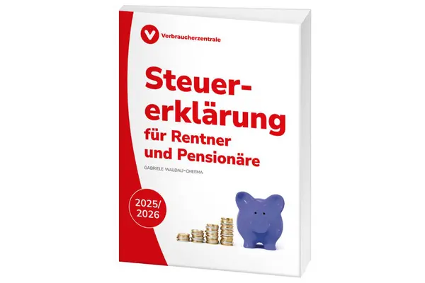 Titelbild des Ratgebers "Steuererklärung für Rentner und Pensionäre 2025/2026