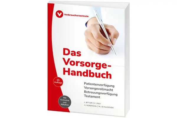 Titelbild des Ratgebers "Das Vorsorge Handbuch)