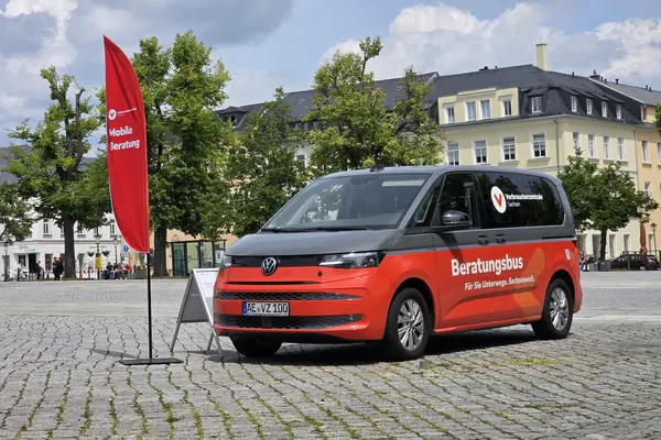 Beratungsbus der Verbraucherzentrale Sachsen in Marienberg